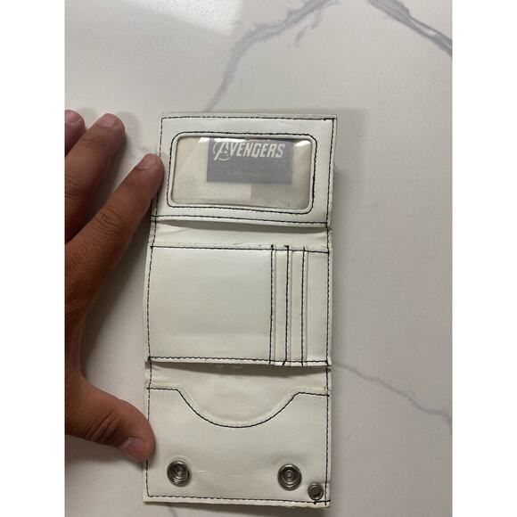 Marvel Mens Wallet Trifold Ironman,Thor Hulk Captain America Widow Hawkeye White - Picture 8 of 11